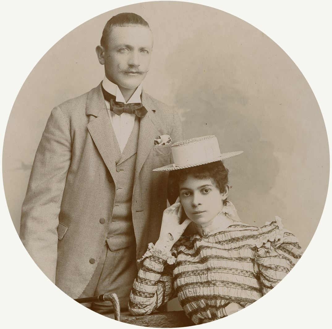 La condesa Ottilie y el conde Alexander von Faber-Castell
