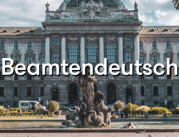 Beamtendeutsch – jerga burocrática