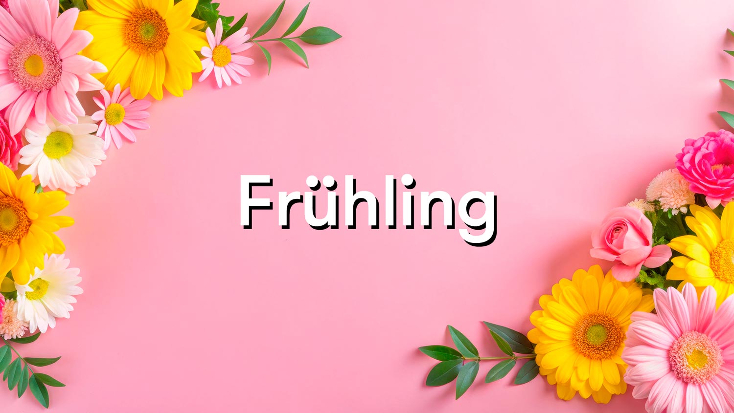 Guía para la primavera en alemán